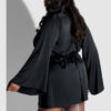 Petra Satin Short Robe