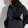 Petra Satin Short Robe