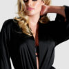 Petra Satin Short Robe