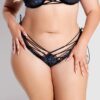 Harlow Embroidered Mesh Hipster