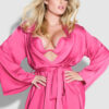 Petra Satin Short Robe