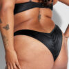 Petra Crotchless Satin Tanga