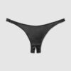 Petra Crotchless Satin Tanga