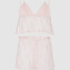 Rosalind Lace & Satin Trimmed Sleep Cami & Shortie
