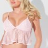Rosalind Lace & Satin Trimmed Sleep Cami & Shortie