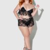 Rosalind Lace & Satin Trimmed Sleep Cami & Shortie