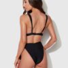Rising Star Plunge Push Up Swim One Piece with Chain