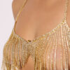 Ziggy Rhinestone Dangle V-Neck Bra